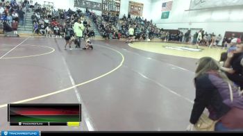 53 lbs Champ. Round 1 - Adeline Torres, Moses Lake Wrestling Club vs Olivia Rios, Toppenish USA Wrestling Club