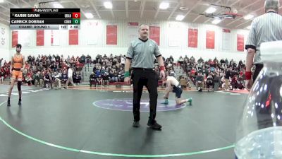 144 lbs Champ. Round 1 - Karim Sayah, Orange vs Carrick Dobran, Conneaut