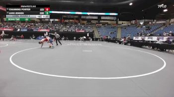 141 lbs Cons. Round 3 - Channing Porter, Arizona Christian vs Luke Jensen, Corban