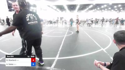 157 lbs Final - Bryce Rowland, Mat Demon WC vs Adam Salas, Silverback WC