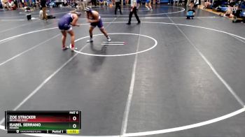 190 lbs Round 1 - Zoe Stricker, Bellevue East vs Isabel Serrano, Minden