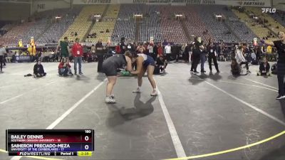 180 lbs Quarters & 1st Wb (16 Team) - Saiheron Preciado-Meza, University Of The Cumberlands vs Bailey Dennis, Southern Oregon University