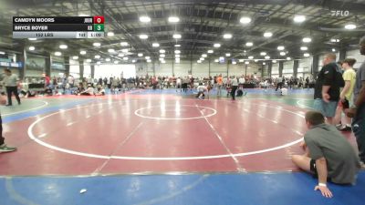 152 lbs Rr Rnd 1 - Camdyn Moors, Journeymen Red - HSB vs Bryce Boyer, Kraken Black - HSB