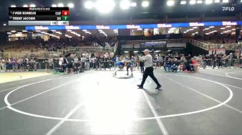 190 3A 3rd Place Match - Trent Jacobs, Sumner Hs vs J`vier Romeus, Coral Springs