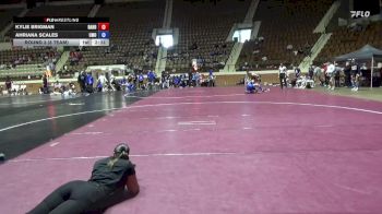 117 lbs Round 3 (8 Team) - Ahriana Scales, Mount Olive vs Kylie Brigman, Randolph