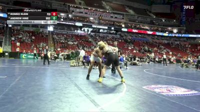 3A-285 lbs Cons. Round 3 - Andrew Hine, Waukee vs Romeo Klein, Prairie, Cedar Rapids