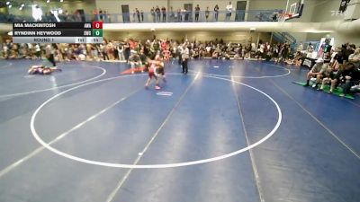 70-74 lbs Round 1 - Ryndinn Heywood, Stallions Wrestling Club vs Mia Mackintosh, Aviator Wrestling Academy