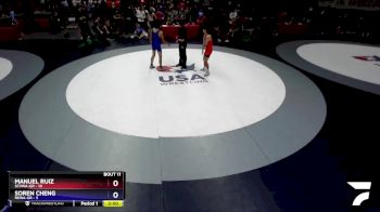 126 lbs Round 2 (16 Team) - Manuel Ruiz, SCVWA-GR vs Soren Cheng, REWA-GR