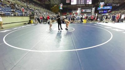 100 lbs Cons 16 #1 - Jaxsen Vestal, IA vs Jackson Bell, IL