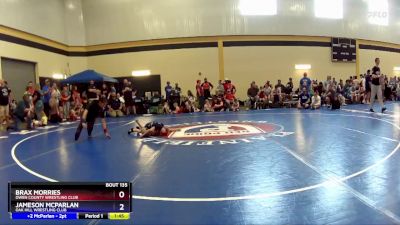 40 lbs Round 3 - Brax Morries, Owen County Wrestling Club vs Jameson McParlan, Oak Hill Wrestling Club