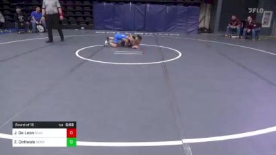 85 lbs Round Of 16 - Jordan De Leon, Reading, PA vs Zahan Dotiwala, Berwyn, PA