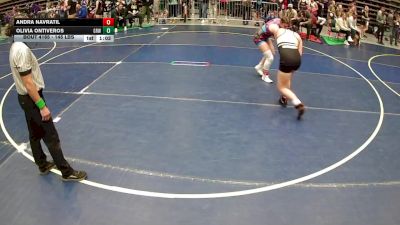 145 lbs Semis - Olivia Ontiveros, Gold Rush Wrestling vs Andra Navratil