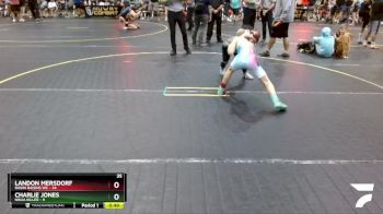 82 lbs Round 3 (6 Team) - Landon Mersdorf, Ragin Raisins WC vs Charlie Jones, Ninja Killer