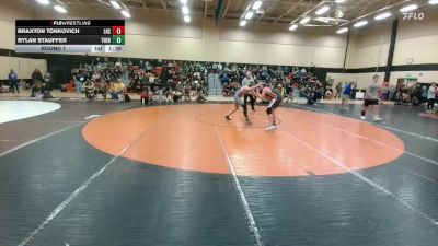 138B Round 1 - Braxton Tonkovich, Lockwood (Billings) vs Rylan Stauffer, Thermopolis