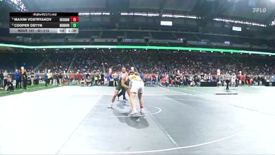 D1-215 lbs Champ. Round 1 - Maxim Vostryakov, Rochester Adams vs Cooper Ostyn, Midland Dow