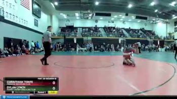 145 lbs Champ. Round 2 - Corinthian Tonte, Franklin Wrestling Club vs Dylan Lynch, Hornet Swarm Wrestling Club