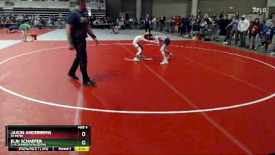 80 lbs Quarterfinal - Elih Schaefer, Z-M (Zumbrota/Mazeppa) vs Jaxon Anderberg, St. Peter