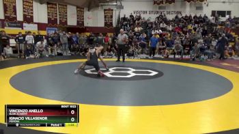 106 lbs Quarterfinal - Vincenzo Anello, Blair Academy vs Ignacio Villasenor, Pomona