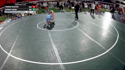 106-113 lbs Champ. Round 3 - Tanner Rhoton, Alaska vs Johnny Behm, Idaho