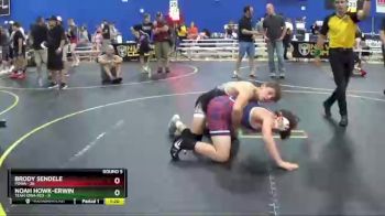 135 lbs Round 5 (6 Team) - Brody Sendele, POWA vs Noah Howk-Erwin, Team Iowa Red