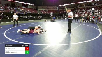 150 lbs Consolation - Anthony Berg, Whitney vs Miguel Estrada, Frontier