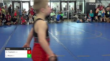 60 lbs Quarterfinal - Aasar Freeland, The Glasgow Wrestling Academy vs Levi Moore, Morris Fitness
