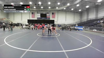 131 lbs Semifinals (4 Team) - Dom Agovino, Plainedge vs Ethan Fletcher, Wayne Sr HS