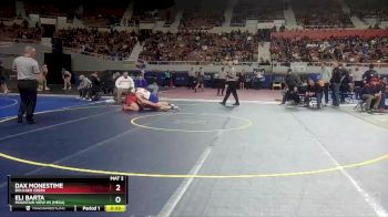 D1-285 lbs Cons. Round 3 - Eli Barta, Mountain View Hs (Mesa) vs Dax Monestime, Boulder Creek