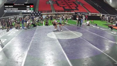126 lbs Cons. Sub-semis - Aina Kapu, Hawaii vs Caleb Thomas, Hawaii