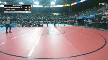 100 lbs Cons. Round 2 - Mackenzee Donenfeld, Sandpoint vs Aubry Scott, Thunder Ridge