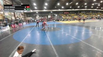 120 lbs Semifinal - Griffin Magee, Bison Wrestling Club vs Yovani Jimenez, Nebraska Elite