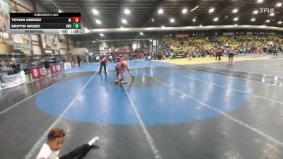 120 lbs Semifinal - Griffin Magee, Bison Wrestling Club vs Yovani Jimenez, Nebraska Elite