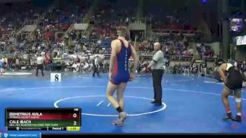 152 lbs Champ. Round 1 - Cale Ibach, Des Lacs Burlington/Lewis And Clark vs Demetrius Avila, Pembina County North