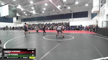 175 lbs Quarterfinal - Andrew Martinez, Chaparral vs Taylor Powers, CVBJJ