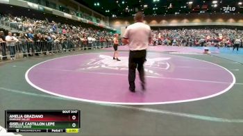 145 lbs Champ. Round 1 - Amelia Graziano, Pahrump Valley vs Giselle Castillon Lepe, Pittsburg Senior