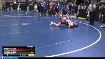 85 lbs Cons. Round 4 - Cayden Engel, The Best Wrestler vs Zander Manz, The Wrestling Factory