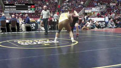 285 lbs Preliminaries - Reed Palmer, Troy vs David Peters, Greensburg Salem