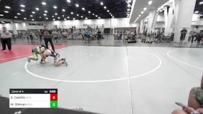 100 lbs Consi Of 4 - Adrian Castillo, Dethrone WC vs Mikah Oldman, Roughneck