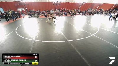 63 lbs 3rd Place Match - Patrick Flaherty, Wisconsin vs Atley Gruenenfelder, Wisconsin