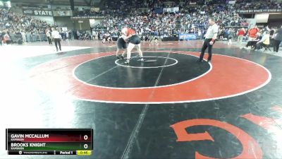 4A 285 lbs Cons. Round 3 - Gavin McCallum, Kamiakin vs Brooks Knight, Kamiakin