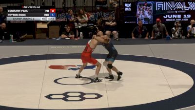 72 Finals kg Champ. Round 2 - Benjamin Peak, Position Wrestling/NYAC vs Peyton Robb, Nebraska Wrestling Training Center