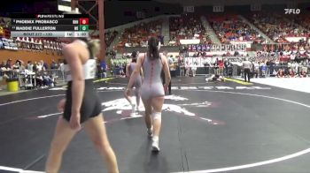 130 lbs Cons. Round 2 - Maddie Fullerton, Wellington HS vs Phoenix Probasco, Rose Hill HS