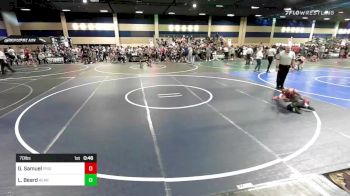 70 lbs Quarterfinal - GeneGene Samuel, Pride WC vs Linkin Beard, Bear Cave WC