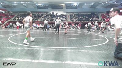 61 lbs Rr Rnd 2 - Dominic Maguire, Skiatook Youth Wrestling vs Nicholas George, Tulsa North Mabee Stampede