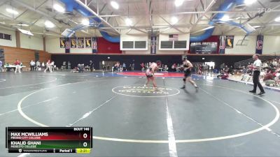 165 lbs Semifinal - Khalid Ghani, Modesto College vs Max Mcwilliams, Fresno City College