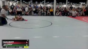 72 lbs Round 5 (10 Team) - Jack Kahley, ACES vs Elijah Viruete, So Cal Hammers
