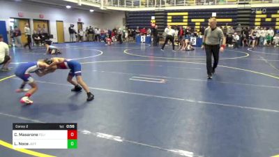 62 lbs Consy 2 - Christopher Masarone, Felix Wrestling Acad. vs Levi Noce, Jefferson Morgan