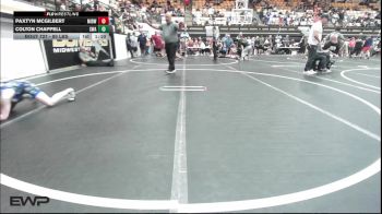 80 lbs Rr Rnd 2 - Paxtyn McGilbert, Midwest City Bombers Youth Wrestling Club vs Colton Chappell, Shelton Wrestling Academy