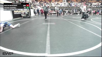 80 lbs Rr Rnd 2 - Paxtyn McGilbert, Midwest City Bombers Youth Wrestling Club vs Colton Chappell, Shelton Wrestling Academy