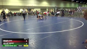 125 lbs Round 1 (8 Team) - Keylee Harvey, Stormettes vs Brandi Cole, Wyoming